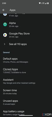 Что нового в Android 14: обзор главных функций и скрытых изменений — Клонирование приложений. 1