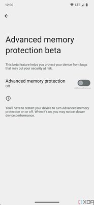 Что нового в Android 14: обзор главных функций и скрытых изменений — Расширенная защита памяти от ошибок безопасности. 1