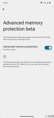 Что нового в Android 14: обзор главных функций и скрытых изменений — Расширенная защита памяти от ошибок безопасности. 3