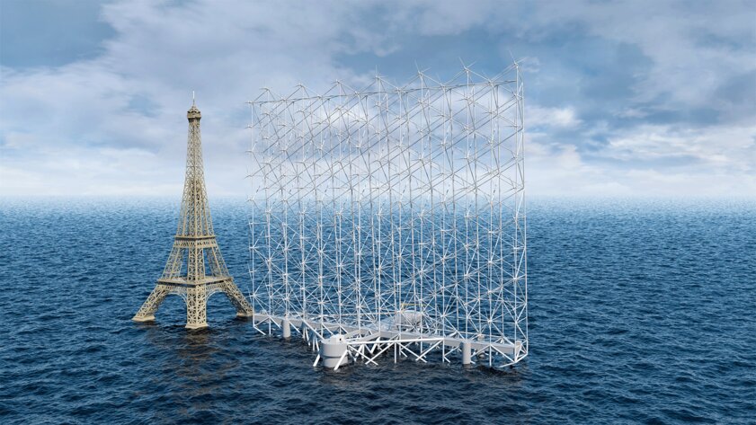 In Norway, they will build a huge wall with wind turbines: it is higher than the Eiffel Tower