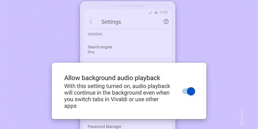 Vivaldi для Android может запускать YouTube в фоне. Работает даже без подписки