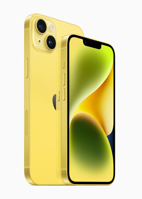 Весенний цвет: Apple представила жёлтые iPhone 14 и 14 Plus