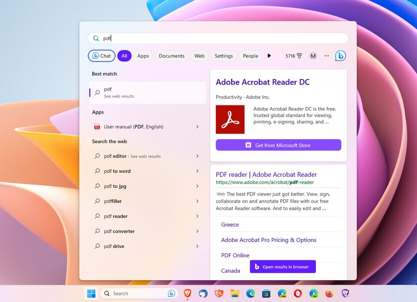 Устанавливать приложения в Windows 11 можно будет из результатов поиска — Microsoft уже тестирует нововведение