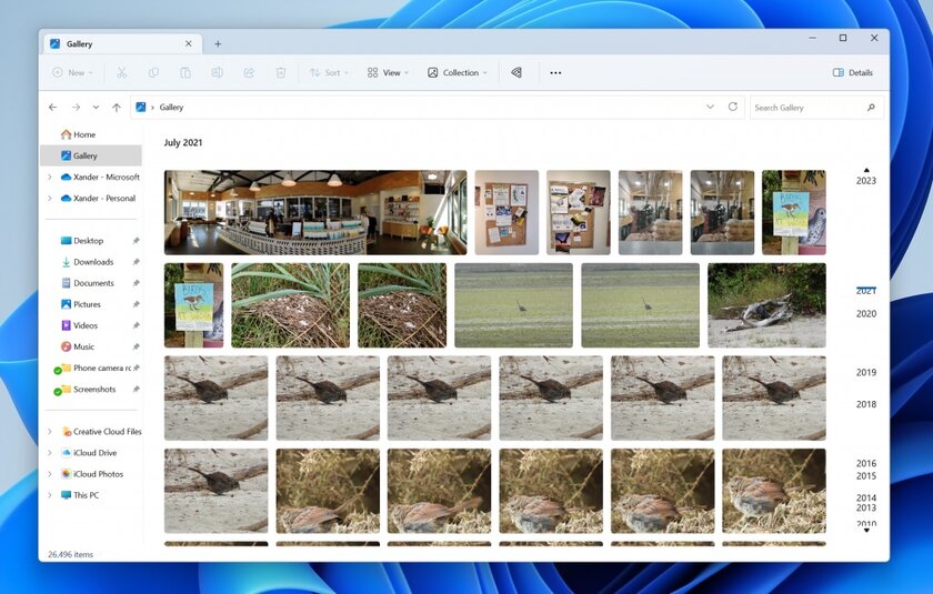 В «Проводнике» Windows 11 появилась галерея: функция упростит доступ к фото