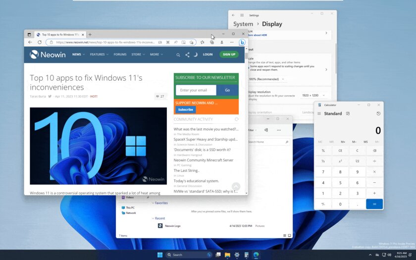 Windows 11 будет за пользователя решать, как группировать окна: появилась «умная» система