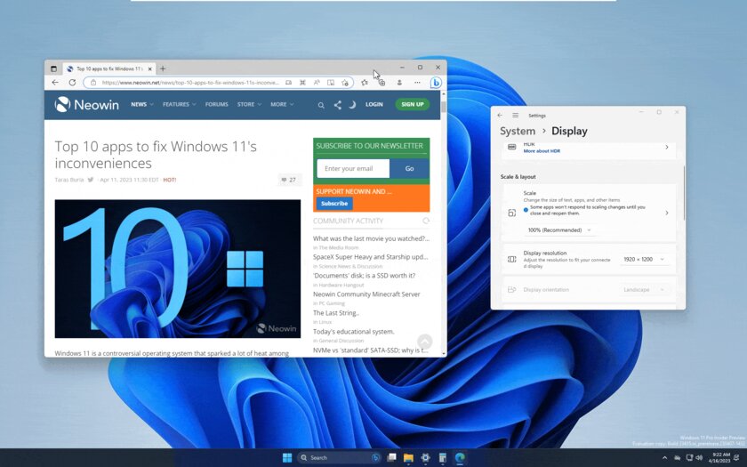 Windows 11 будет за пользователя решать, как группировать окна: появилась «умная» система