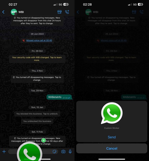 Теперь все пользователи iPhone могут создавать стикеры в WhatsApp
