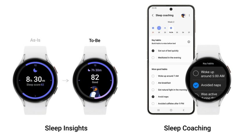 Samsung внезапно анонсировала оболочку One UI 5 Watch для смарт-часов с акцентом на сон и спорт