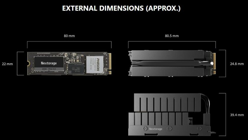 Радиатор размером с видеокарту: представлен новый SSD на PCIe 5.0