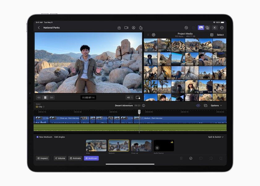 Apple выпустит Final Cut Pro и Logic Pro на iPad: они не уступают десктопным версиям