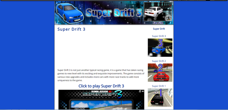 История легендарных гоночных игр серии Super Drift