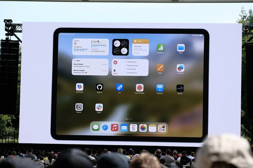 Apple представила iPadOS 17: интерактивные виджеты, чтение PDF и новый экран блокировки