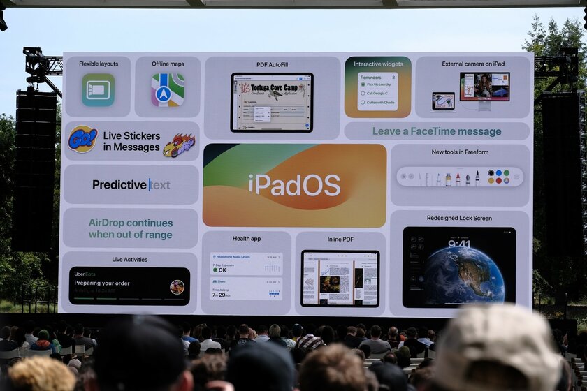 Apple представила iPadOS 17: интерактивные виджеты, чтение PDF и новый экран блокировки