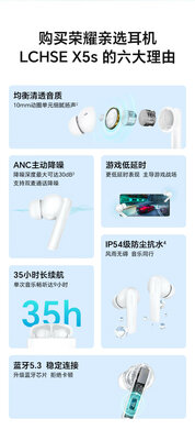 Наушники за 16 долларов с шумодавом и 35 часами автономности. HONOR представила Earbuds X5s
