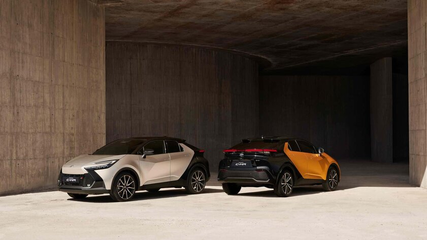 Представлена новая Toyota C-HR 2024: машина изменилась снаружи и внутри