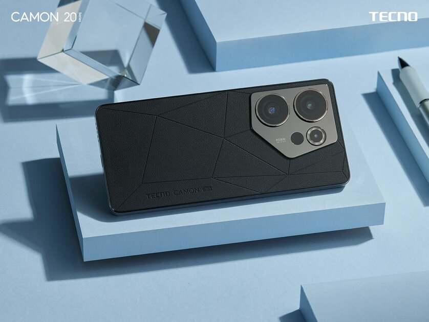 TECNO представила в России смартфоны Camon 20 с продвинутой камерой и необычным дизайном