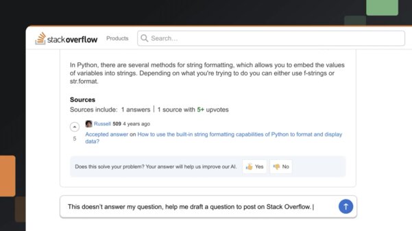 Stack Overflow внедряет чат-бота, интеграцию с IDE и компаньона для Slack