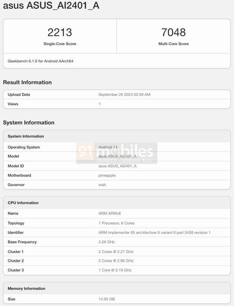 Snapdragon 8 Gen 3 протестировали в Geekbench: обойти Apple A17 Pro не вышло