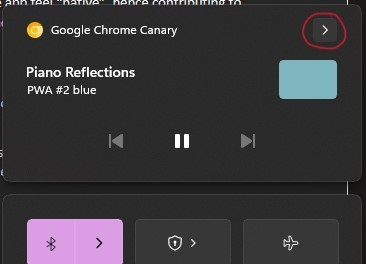 Chrome делает для веб-приложений отдельные медиаконтроллеры: управлять звуком получится отдельно от браузера