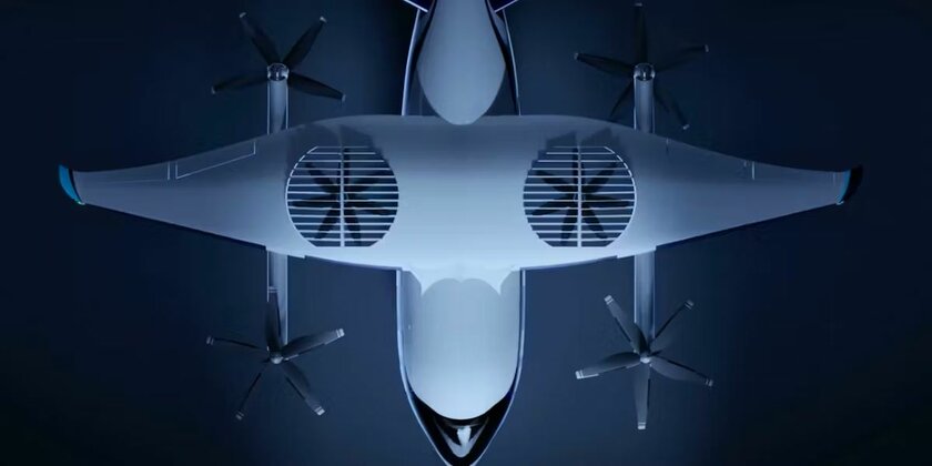 Немецкая компания анонсировала водородный самолёт с шестью винтами: с запасом хода в 1000 км и вертикальным взлётом