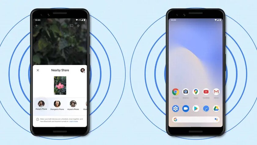 Обмен данными на Android станет ещё проще: Google и Samsung объединят функции Nearby Share и Quick Share