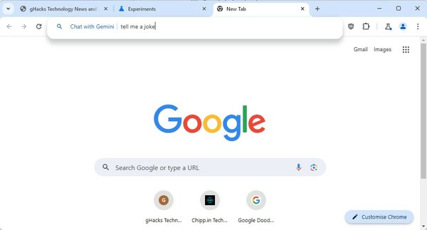 Google интегрировала чат-бота Gemini в Chrome. Как включить