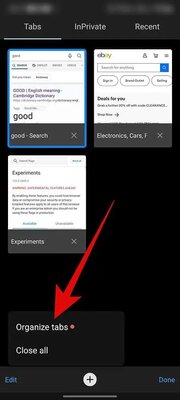 Браузер Edge для Android научился группировать вкладки: функция уже тестируется
