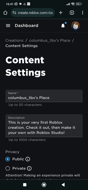 Как создать игру в Roblox — Как создать игру в Roblox на телефоне. 5