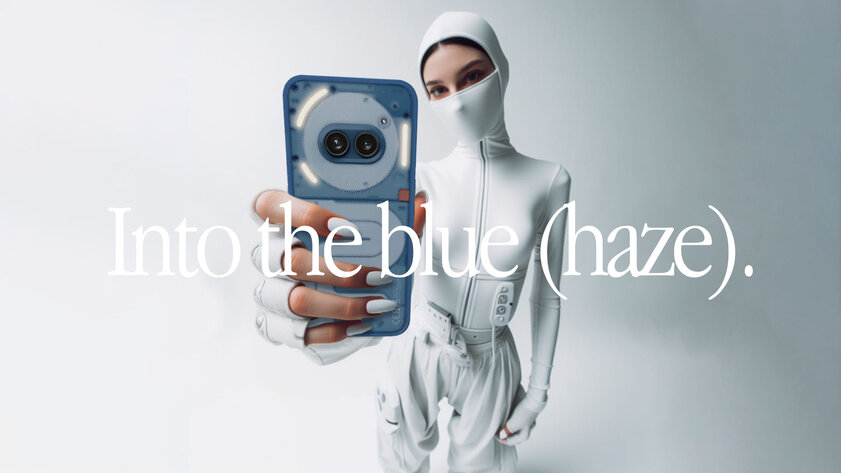 Энтузиаст предложил Nothing сделать Phone (2a) в матово-синем цвете — смотрится стильно