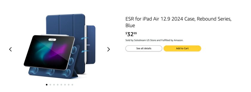 В продаже появились чехлы для 12,9-дюймового iPad Air: его ещё не анонсировали