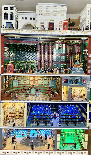 Фанат воссоздал локации Гарри Поттера из LEGO: получилось масштабно