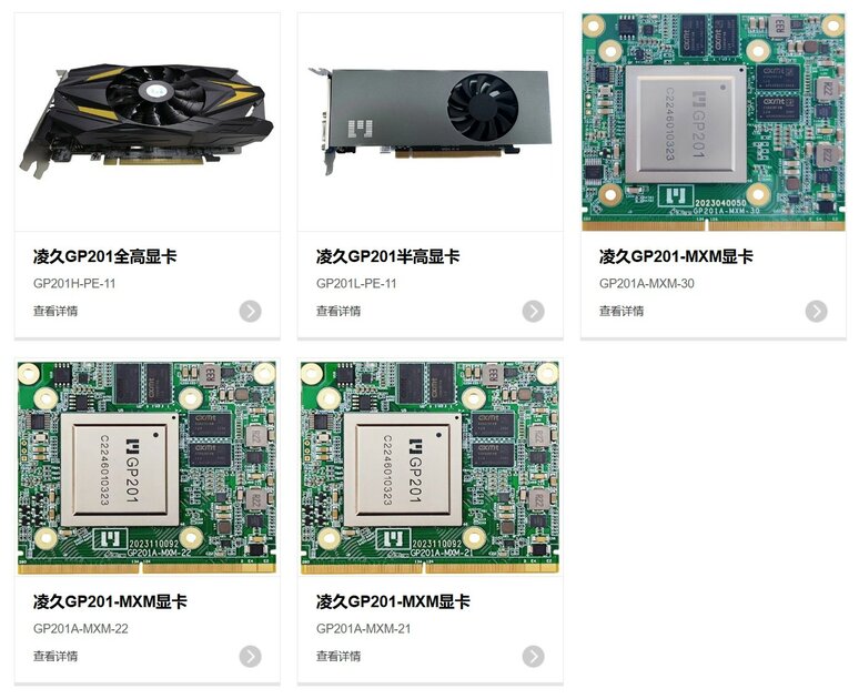 В Китае готовят к выпуску графический процессор GP201. По мощности он как 11-летняя видеокарта AMD