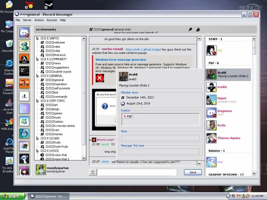 Так выглядит Discord для Windows 2000 — это реальная программа, а не концепт