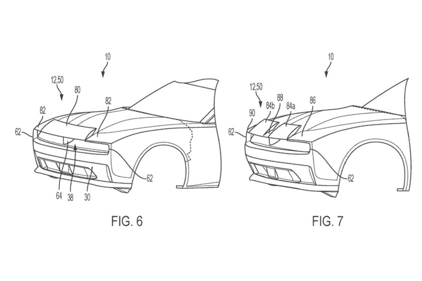 Электрический Charger Daytona получит необычную решётку радиатора: она направит воздух на лобовое стекло и крышу
