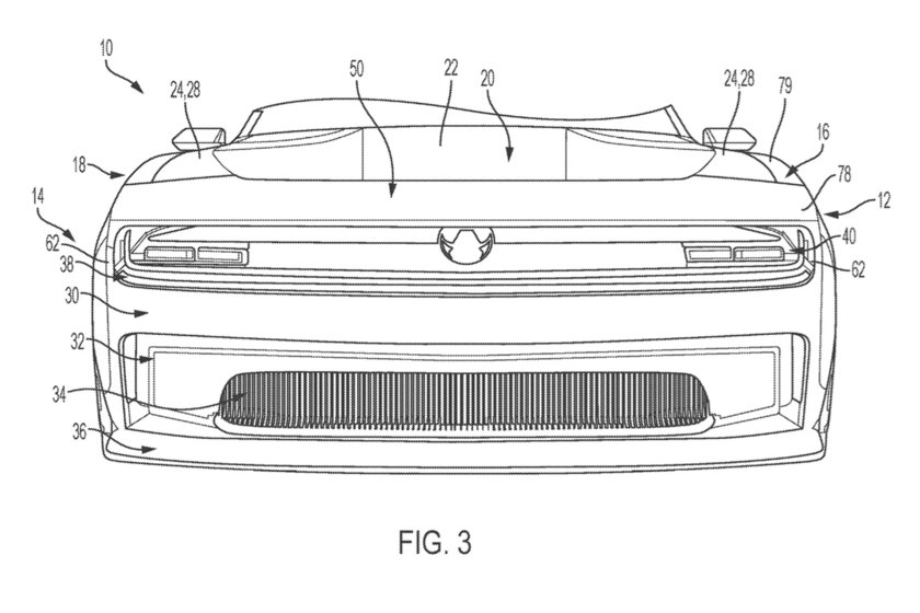 Электрический Charger Daytona получит необычную решётку радиатора: она направит воздух на лобовое стекло и крышу