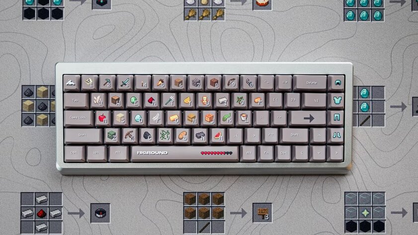Мечта любого кубоноида: представлена серия стильных клавиатур по мотивам популярной игры