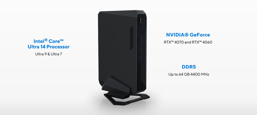ASUS представила NUC 14 Performance: с RTX 4070 и Core Ultra 9 185H