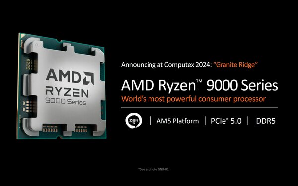 AMD представила десктопные Ryzen 9000 на архитектуре Zen 5: до 16 ядер с частотой 5,7 ГГц