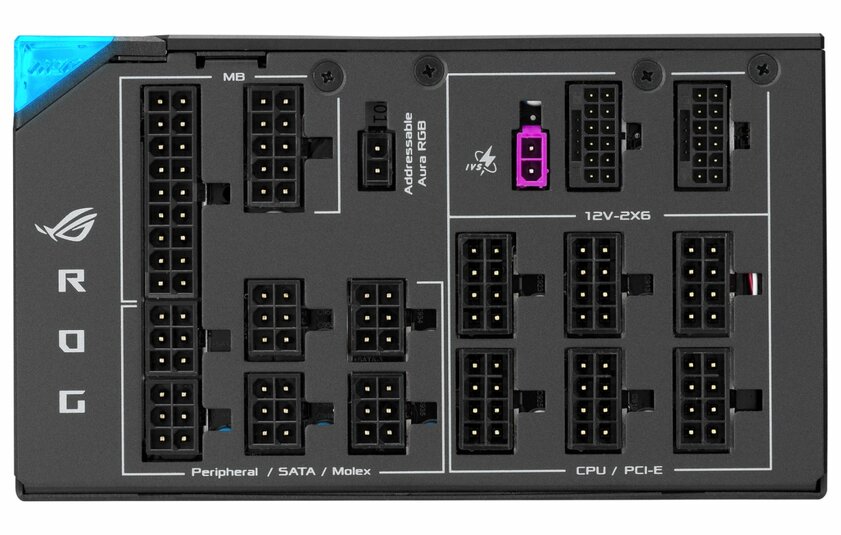 OLED-дисплей, Turbo-режим и нативный 12VHWPR: ASUS представила ROG Thor 1600W Titanium III