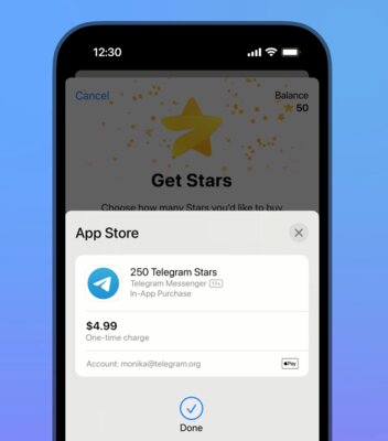 Telegram запустил виртуальную валюту для оплаты контента внутри мессенджера