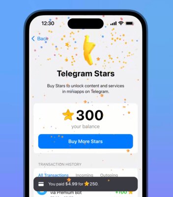 Telegram запустил виртуальную валюту для оплаты контента внутри мессенджера