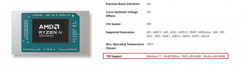 AMD выпустила первые потребительские процессоры, которые не поддерживают Windows 10