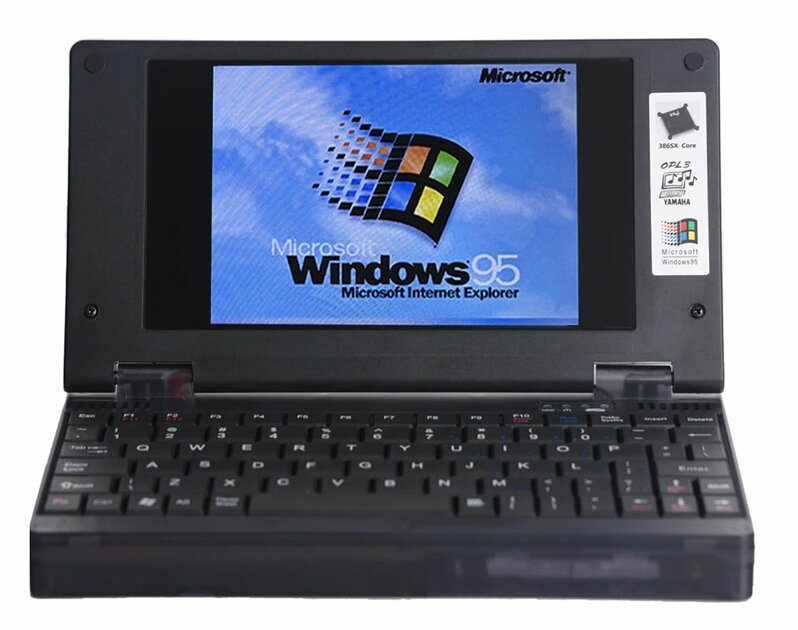 Так выглядит Pocket 386: портативный ПК с 7-дюймовым дисплеем под управлением MS-DOS или Windows 95