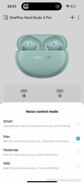 Доступные наушники с продвинутым шумоподавлением: обзор OnePlus Nord Buds 3 Pro — Софт и жесты. 2