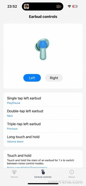 Доступные наушники с продвинутым шумоподавлением: обзор OnePlus Nord Buds 3 Pro — Софт и жесты. 7