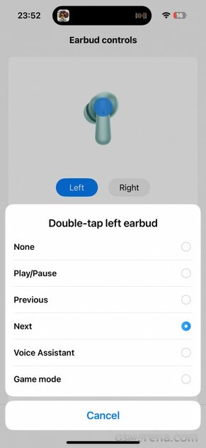 Доступные наушники с продвинутым шумоподавлением: обзор OnePlus Nord Buds 3 Pro — Софт и жесты. 8