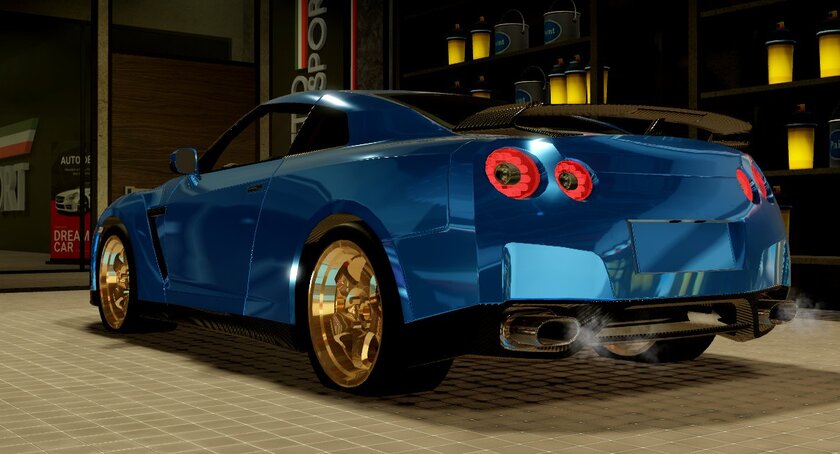 Геймер смастерил модель Nissan GT-R в Roblox — лучше, чем во многих гонках