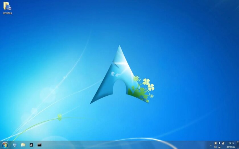 Arch Linux с интерфейсом в стиле Windows 7 — что может быть лучше?