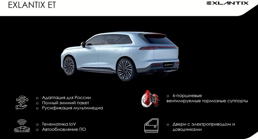 Комфорт и полная адаптация к России: EXLANTIX представила гибридный SUV ET