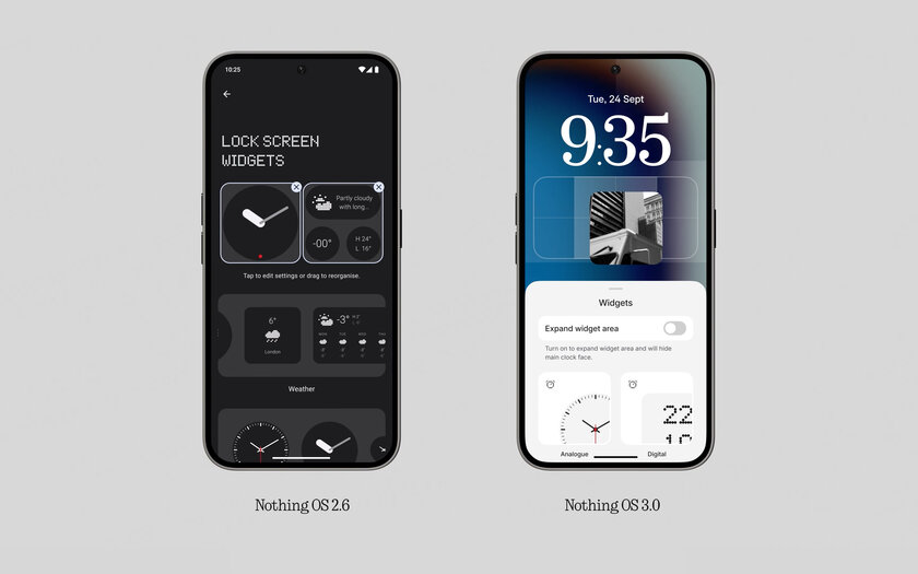 Представлена Nothing OS 3.0 с масштабным редизайном: что нового и когда выйдет